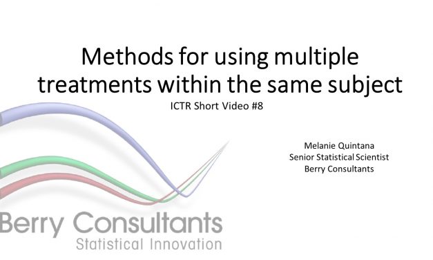 Short Video #8: Methods for Using Multiple Treatments Within the Same Subject